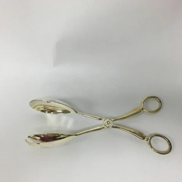 International Silver Company Silver Plate Spoons Tongs Cake Pie Servers Lot of 8 - Picture 8 of 8